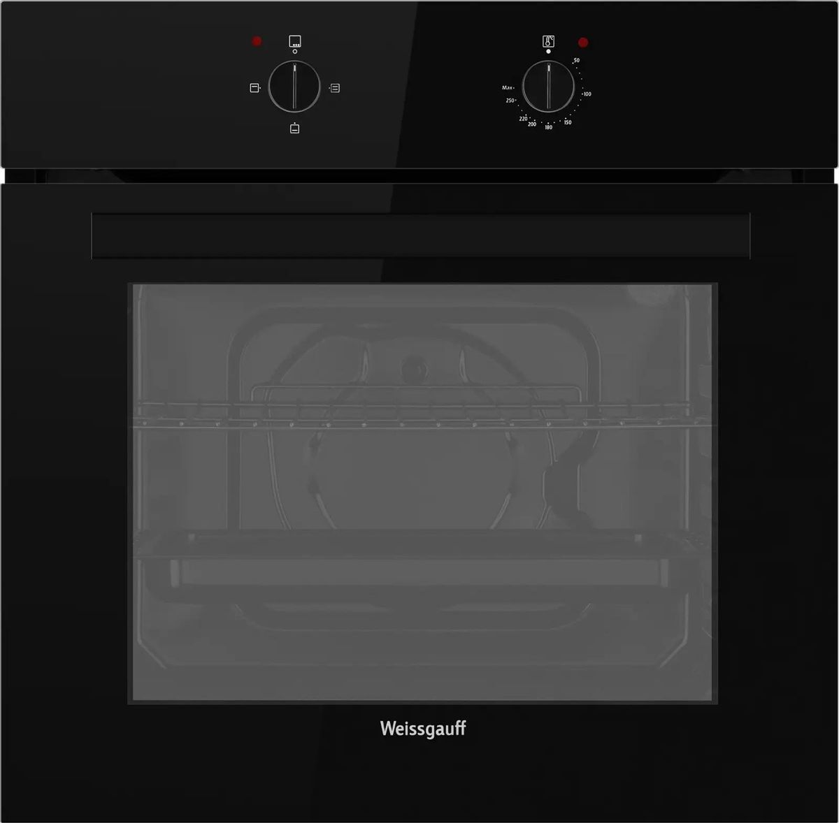 Духовой шкаф WEISSGAUFF EOM 180 BV,  черный