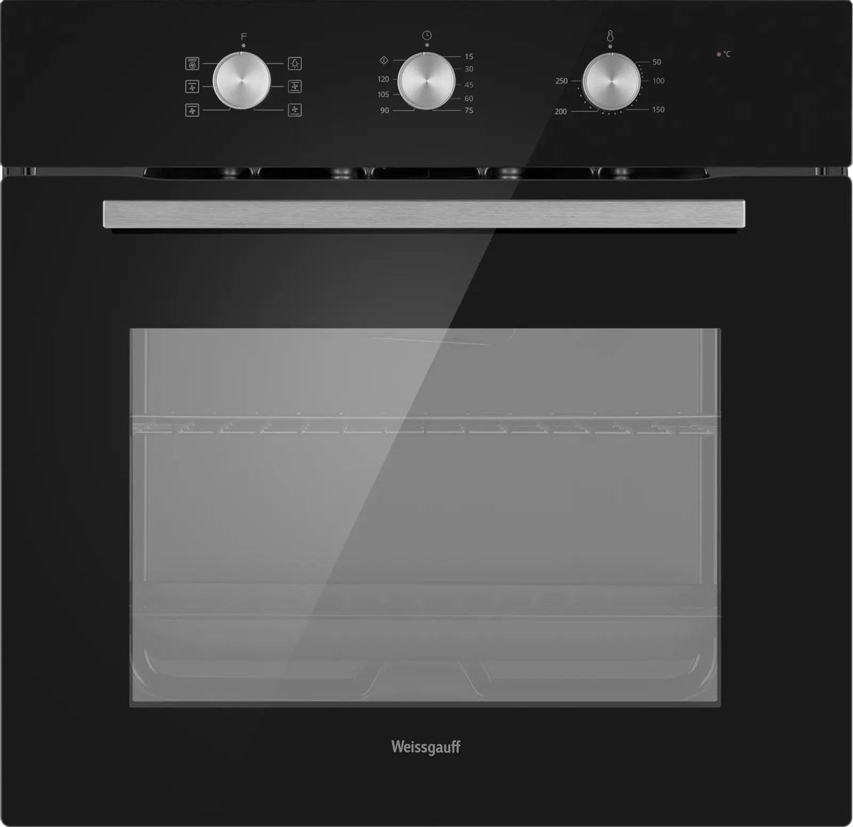 Духовой шкаф WEISSGAUFF EOM 206 BM,  черный