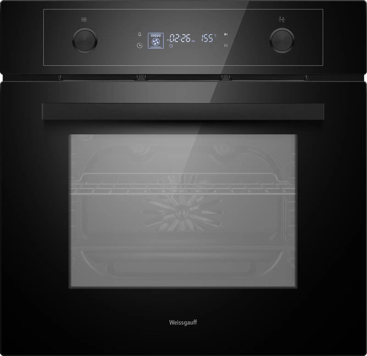 Духовой шкаф WEISSGAUFF EOM 610 PDBS,  черный