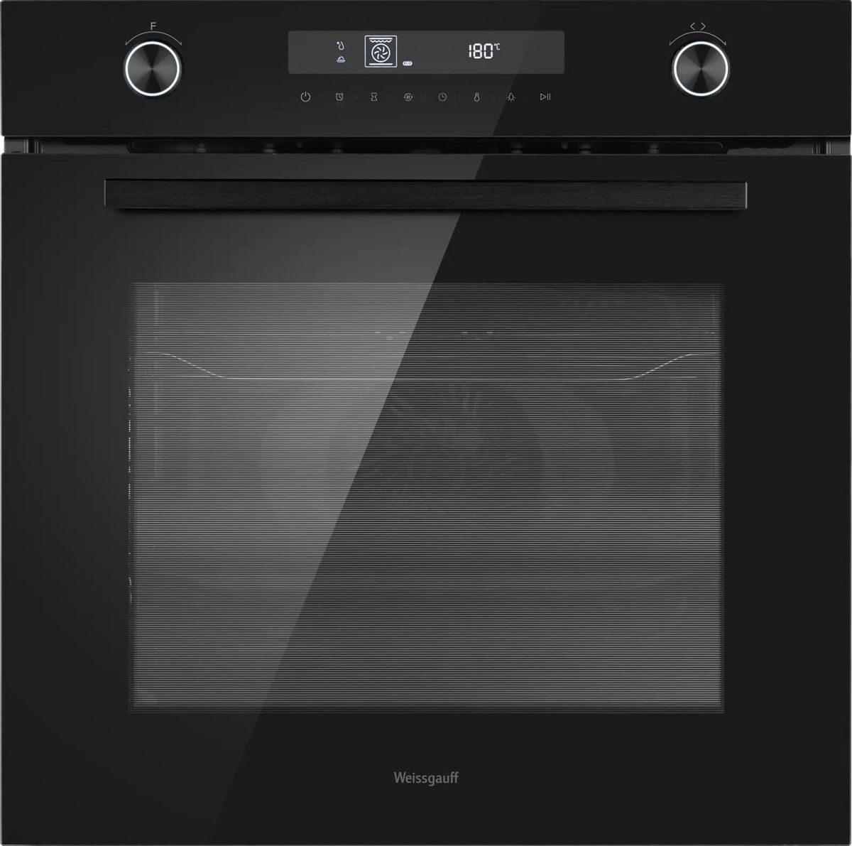 Духовой шкаф WEISSGAUFF EOM 741 PDB Black Edition,  черный