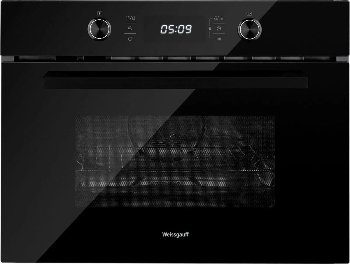 Духовой шкаф WEISSGAUFF OE 449 PDB Black Edition,  черный