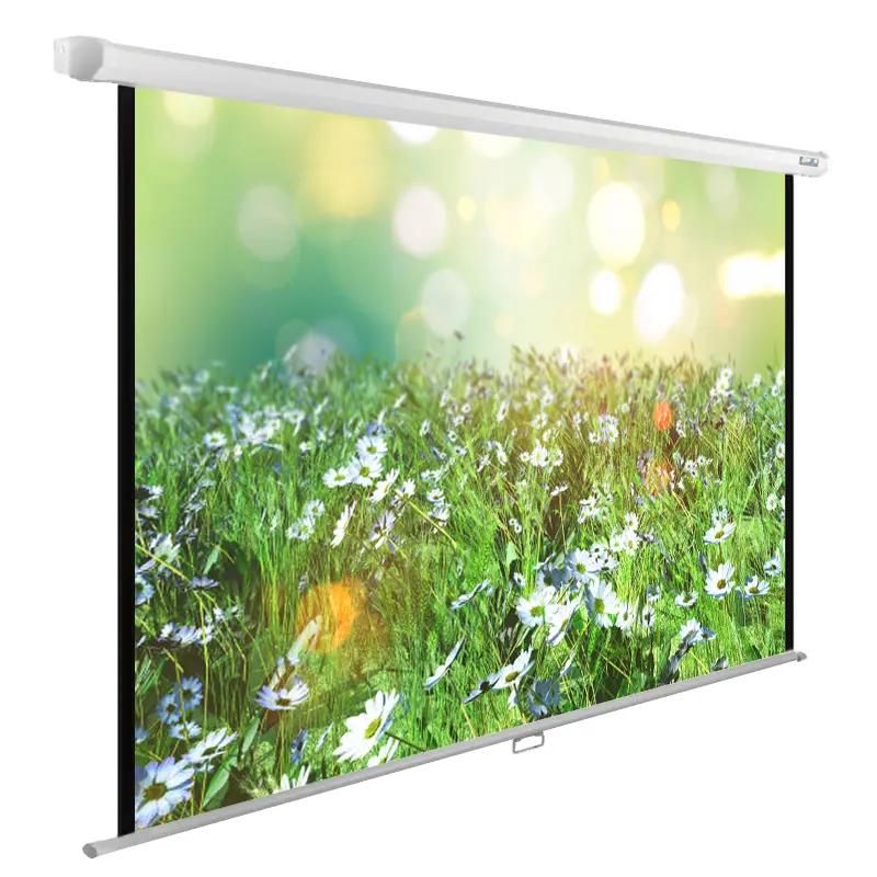 Экран Cactus WallExpert CS-PSWE-200x200-WT,  200х200 см, 1:1,  настенно-потолочный