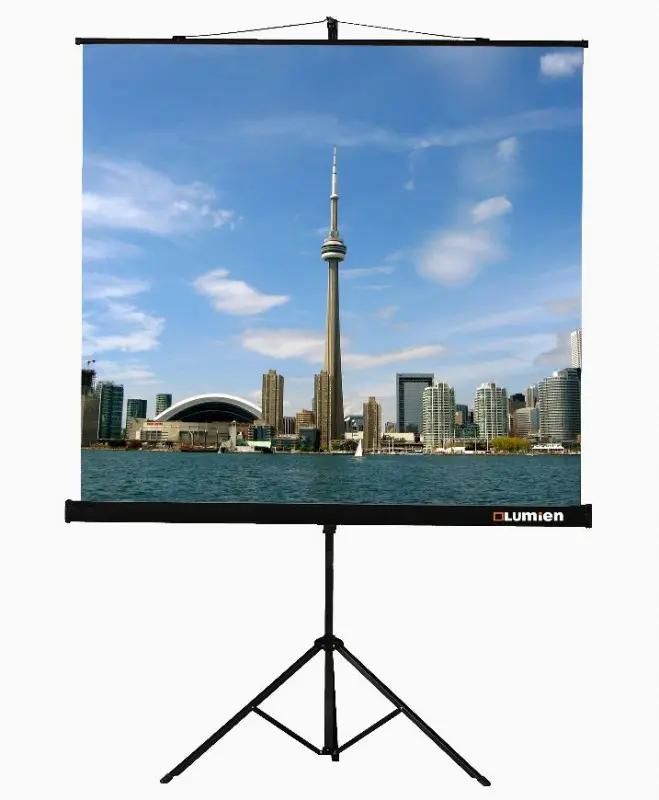 Экран Lumien Eco View LEV-100102,  180х180 см, 1:1,  напольный черный
