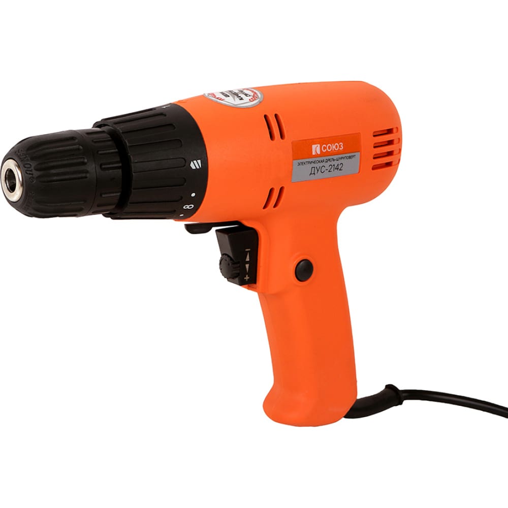 Электрическая дрель-шуруповерт Союз ДУС-2142