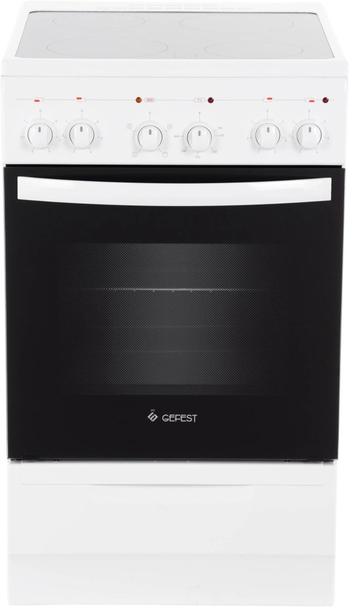 Электрическая плита GEFEST ЭП Н Д 5160-02 0095,  стеклокерамика,  белый