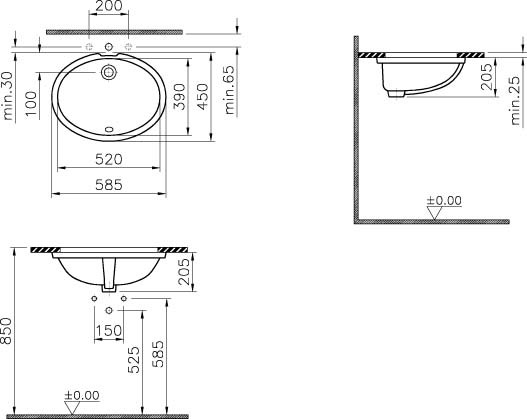 Vitra S20 6039B003-0012 585 мм
