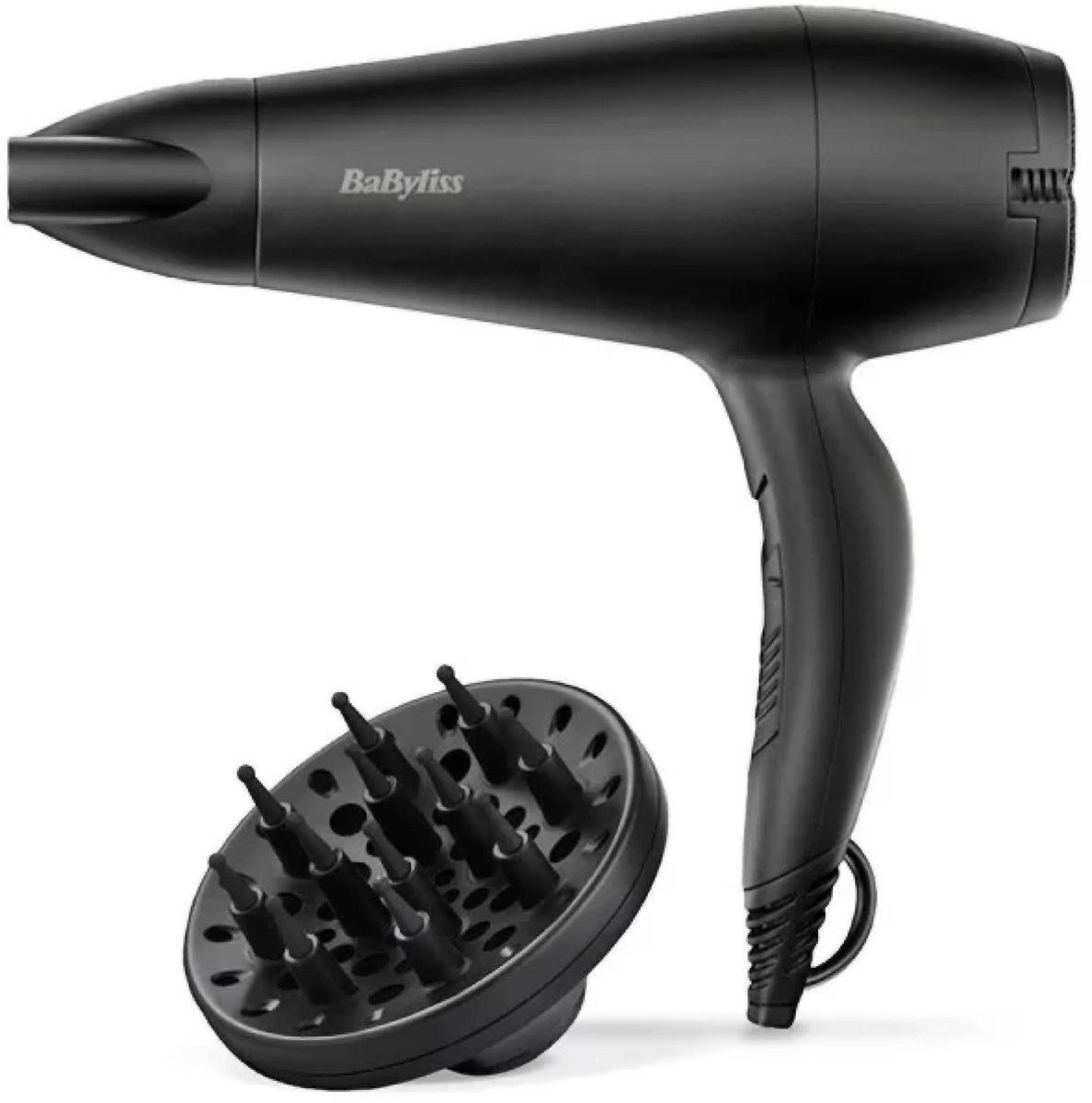Фен BABYLISS D215DE, 2000Вт, черный