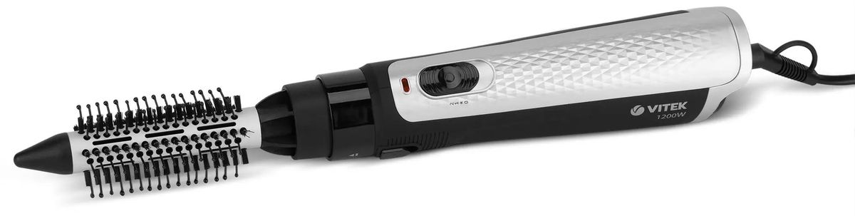 Фен-щетка Vitek VT-8244, 1200Вт, черный