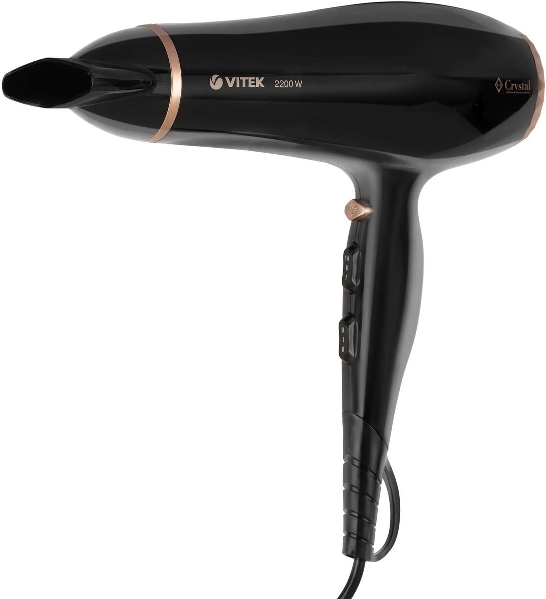 Фен Vitek VT-8205, 2200Вт, черный