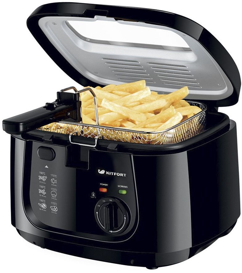 Фритюрница KITFORT КТ-2018,  черный