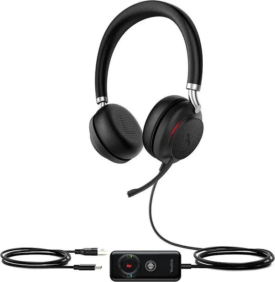 Гарнитура Yealink UH38 Dual UC-BAT черный