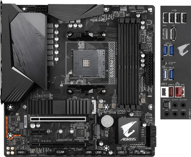 Gigabyte B550M AORUS PRO-P