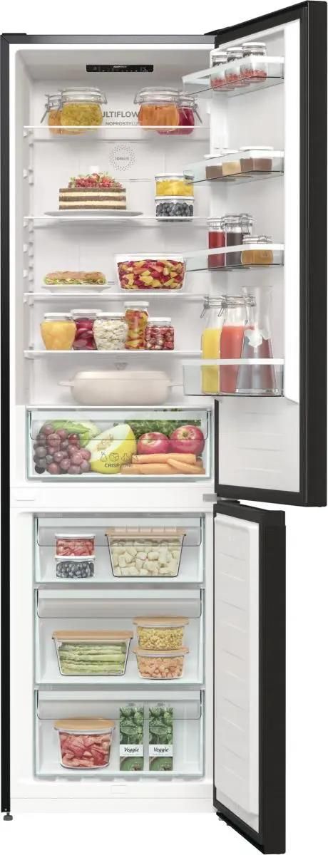 Холодильник двухкамерный Gorenje NRK6202EBXL4 черный