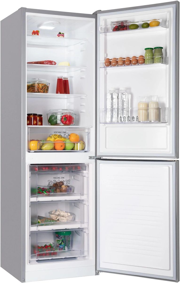 Холодильник двухкамерный NORDFROST NRB 162NF X нержавеющая сталь