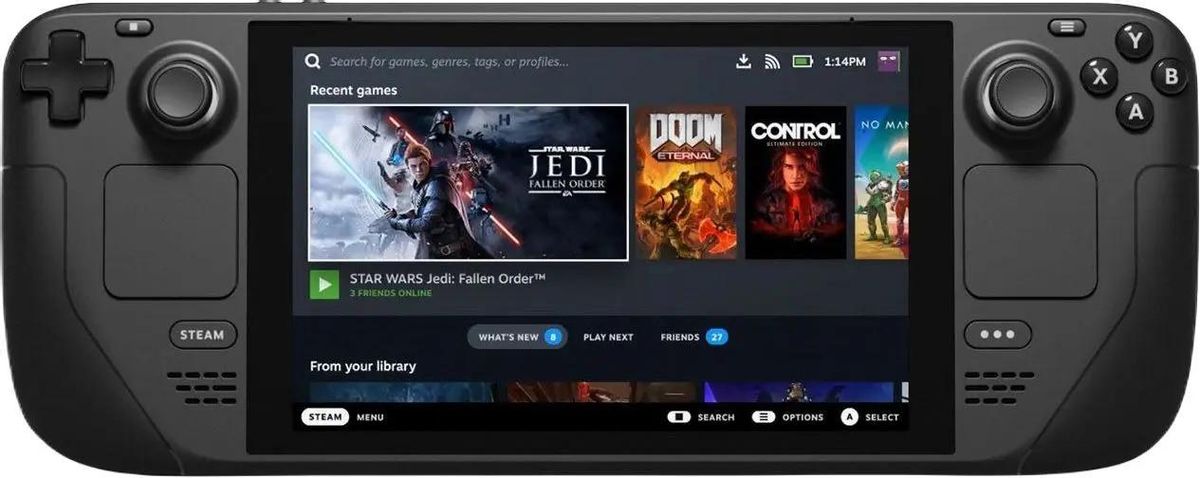 Игровая консоль  Steam Deck V004281-40, 64ГБ