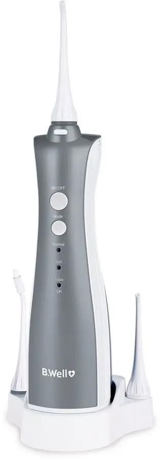 Ирригатор B.Well TH-912 портатив. импульсн. 5насад. белый/серый