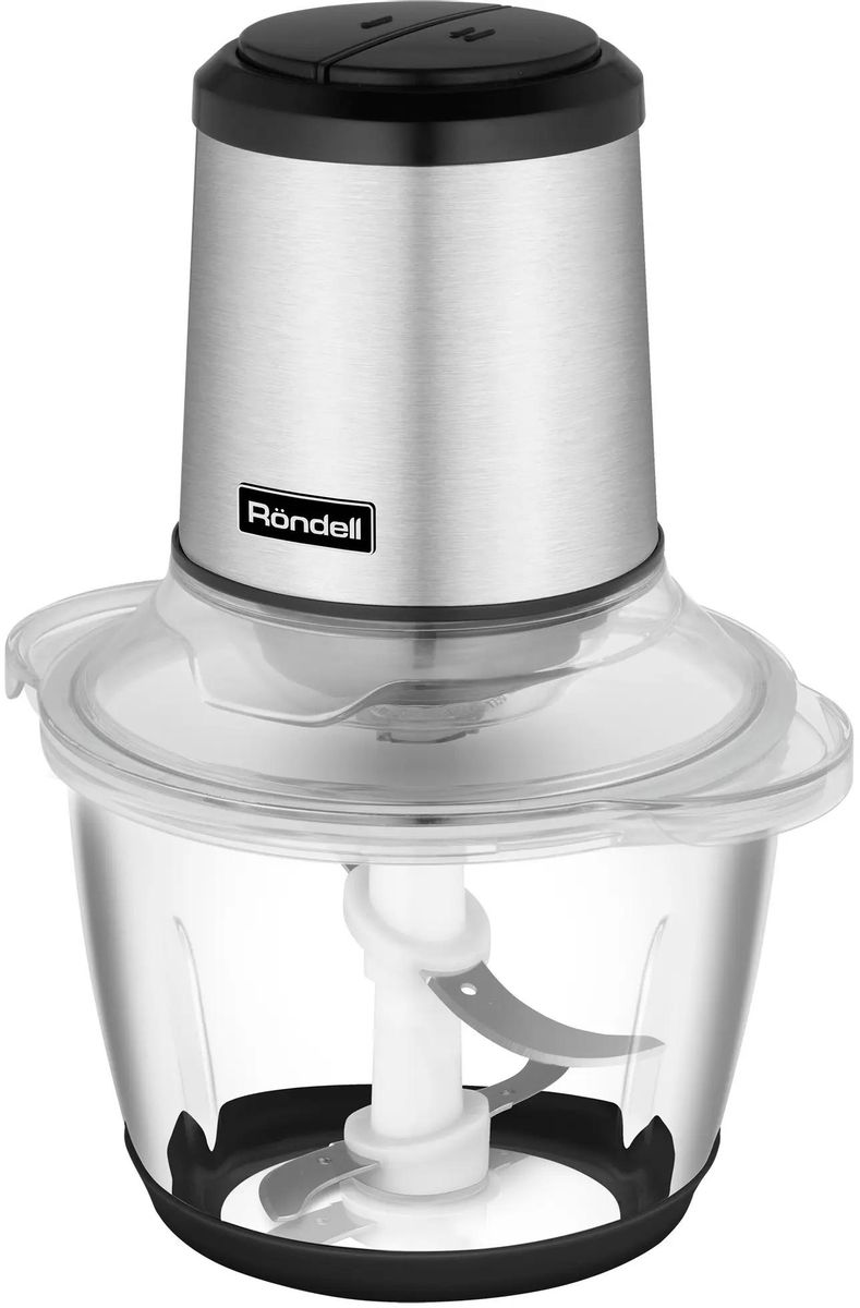 Измельчитель ручной Rondell RDE-1800 1.2л. 600Вт серебристый