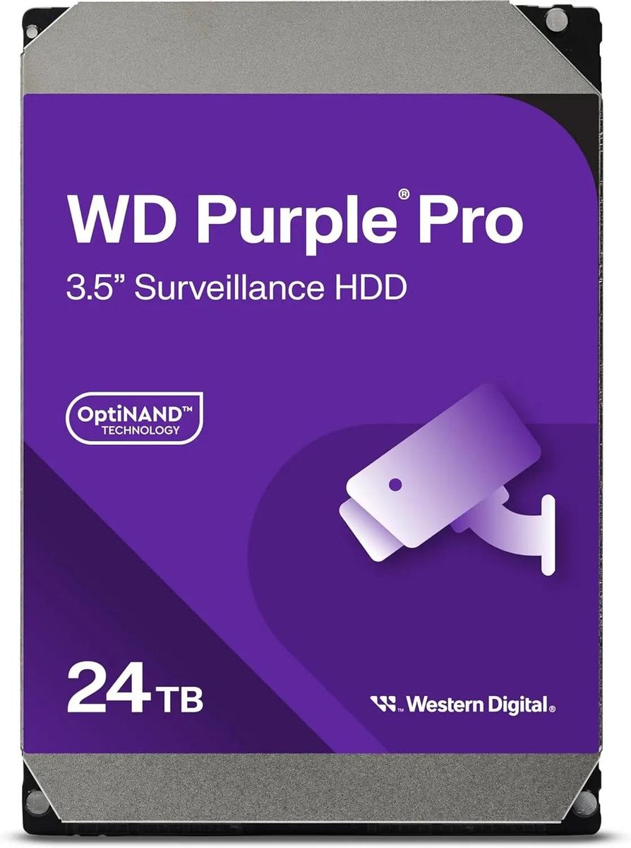 Жесткий диск WD Purple Pro WD240PURP,  24ТБ,  HDD,  SATA III,  3.5"
