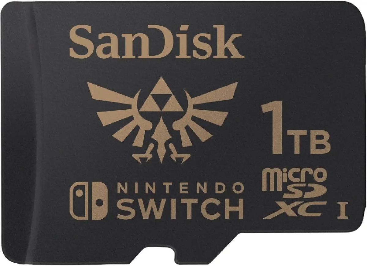 Карта памяти microSDXC Sandisk Nintendo Switch 1024 ГБ, 100 МБ/с, Class 10, SDSQXAO-1T00-GN6ZN,  1 шт., без адаптера