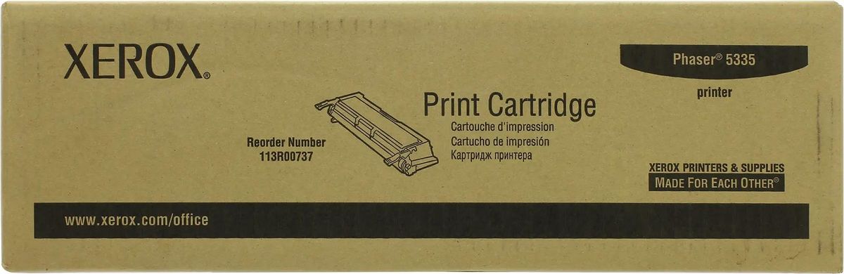 Картридж Xerox 113R00737, черный / 113R00737