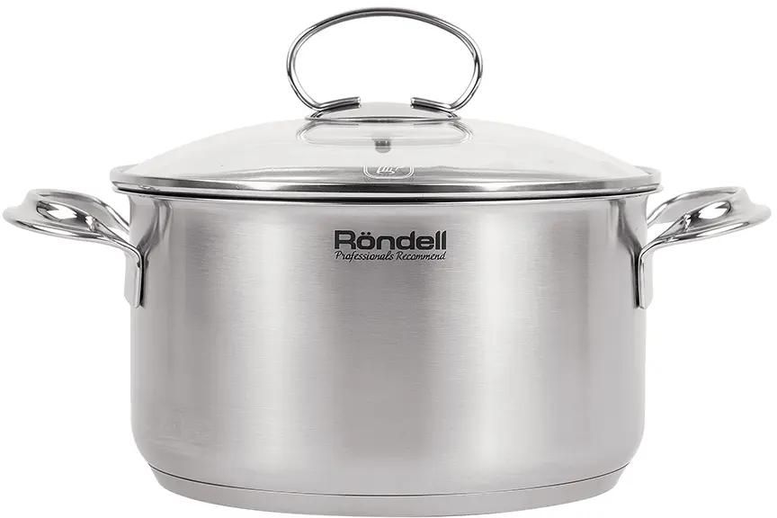 Кастрюля 3.1л Rondell Zart RDS-1226,  нержавеющая сталь, с крышкой