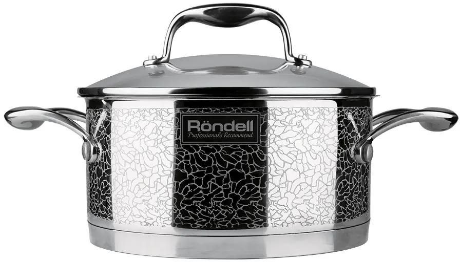 Кастрюля 3л Rondell Vintage RDS-343,  нержавеющая сталь, с крышкой