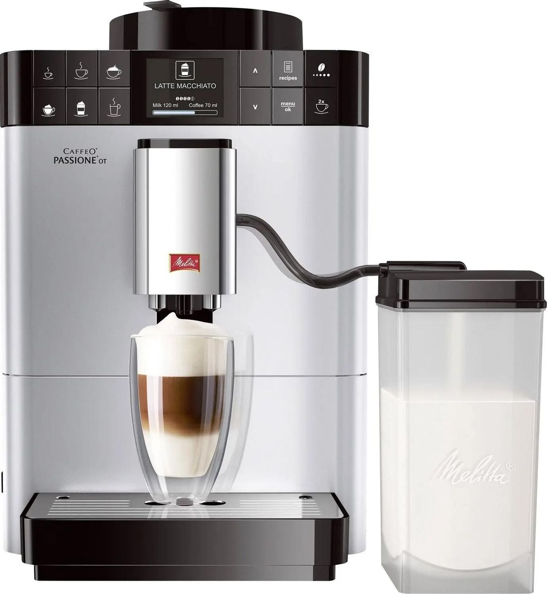 Кофемашина Melitta Caffeo F531-101,  серебристый
