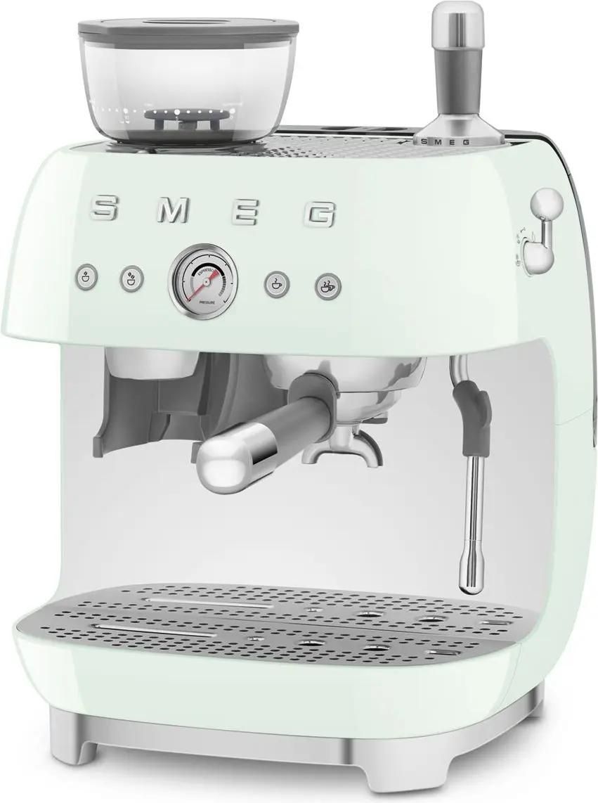 Кофемашина SMEG EGF03PGEU,  зеленый/серебристый