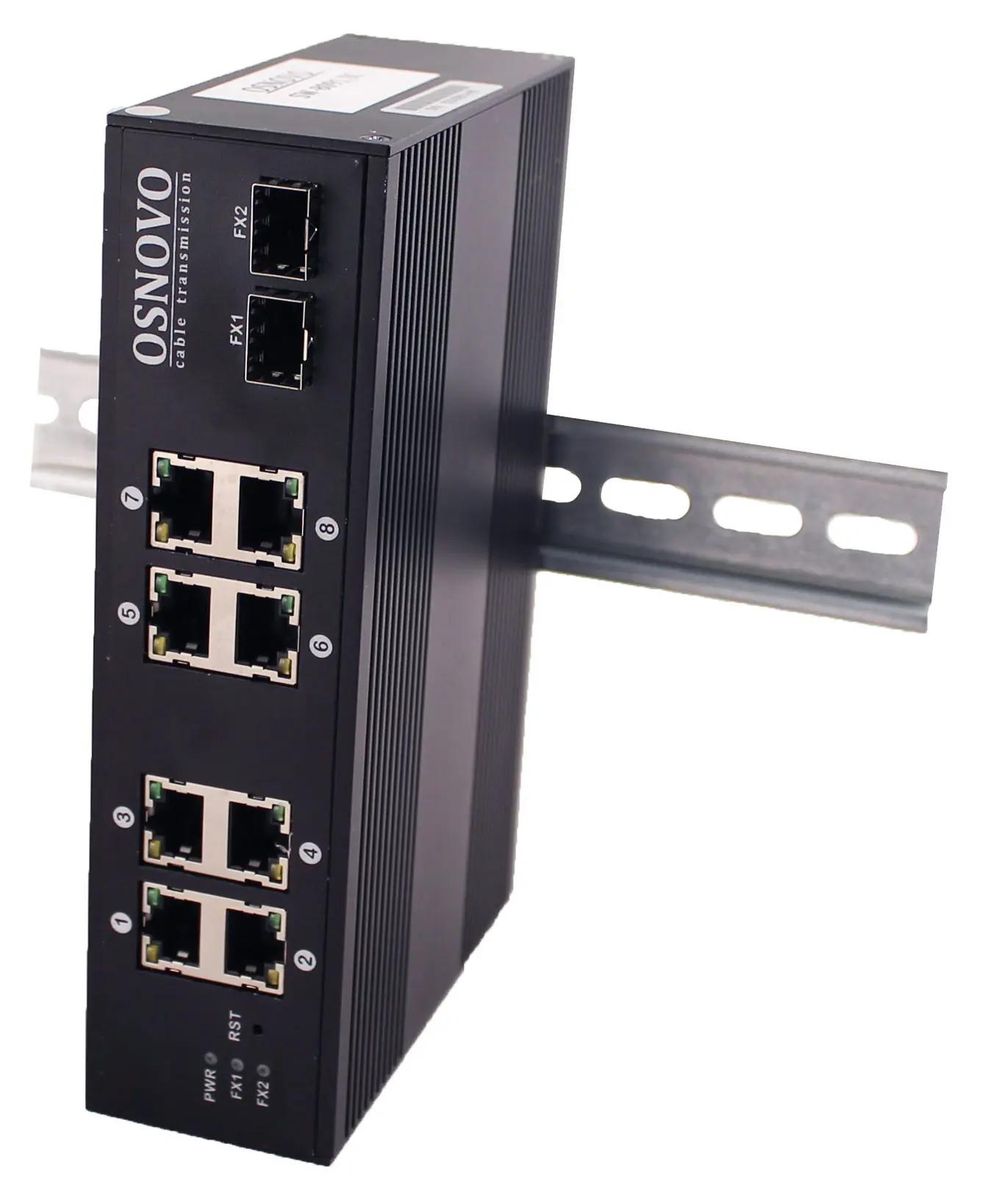 Коммутатор OSNOVO SW-70802/I, неуправляемый