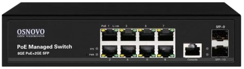 Коммутатор OSNOVO SW-80802/L(150W), управляемый
