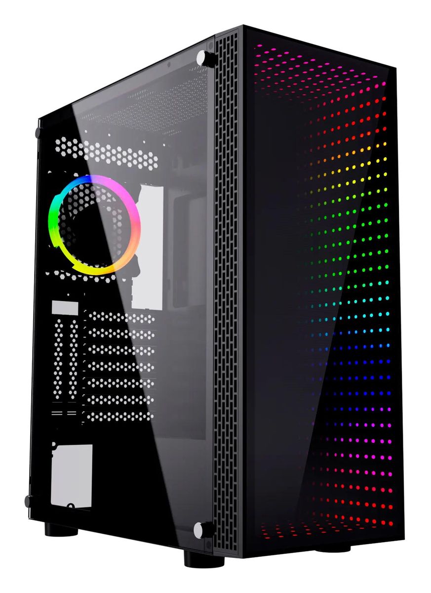 Корпус ATX GMNG GG-CC120, Midi-Tower, без БП,  черный