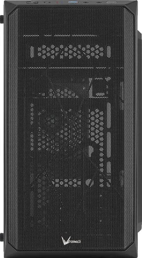 Корпус mATX Formula CS-107, Mini-Tower, без БП,  черный