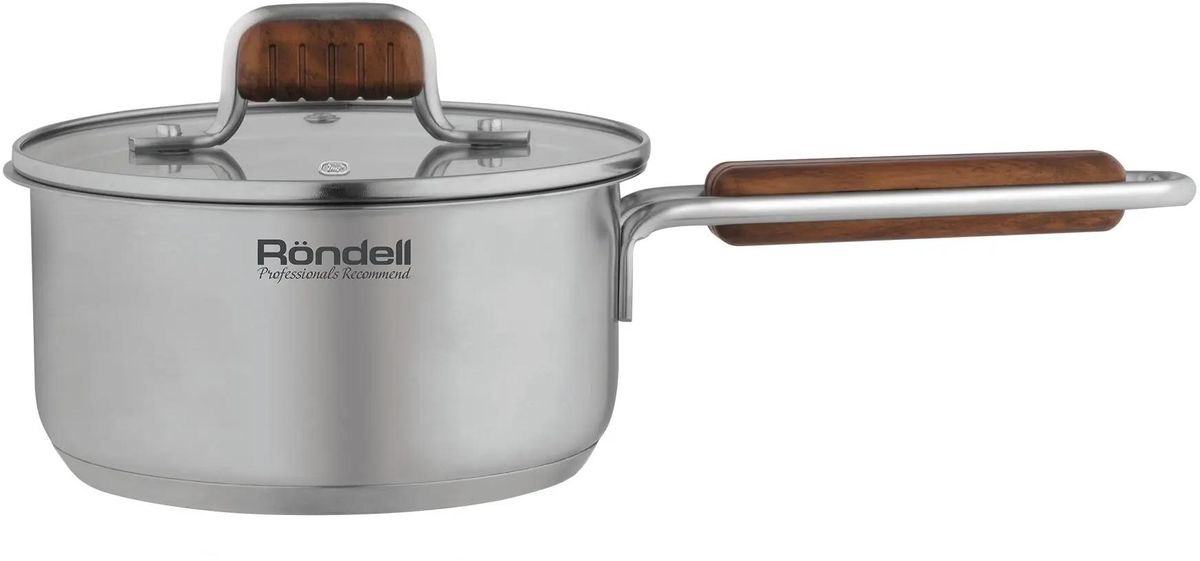 Ковш Rondell Fjord RDS-1790, 1.4л, с крышкой, стальной