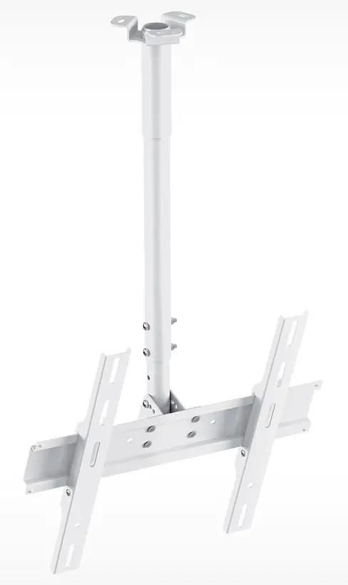 Кронштейн для телевизора Holder PR-101-W, 32-65", потолочный, фиксированный,  белый