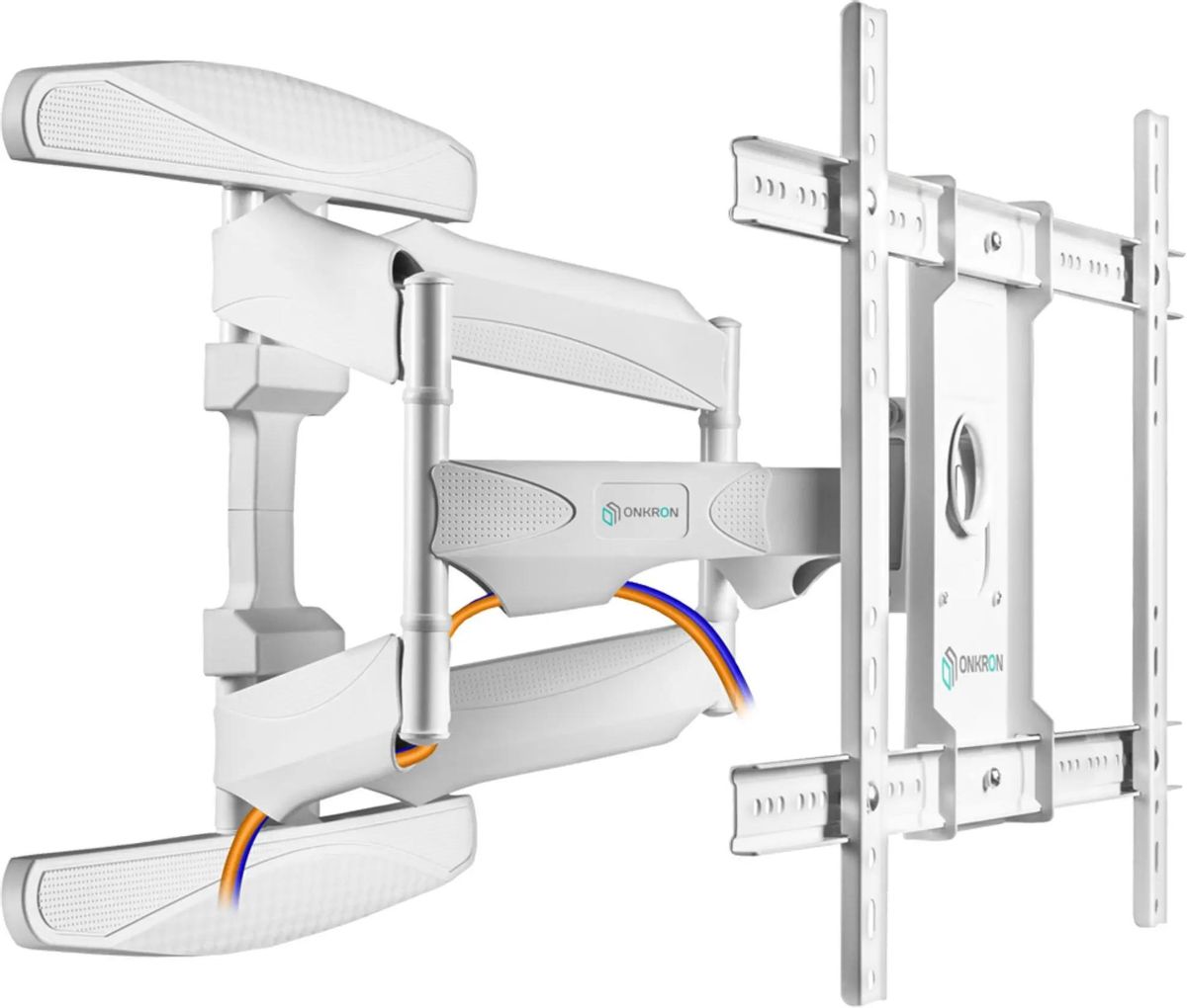 Кронштейн для телевизора ONKRON M6L, 40-75", настенный, поворот и наклон,  белый