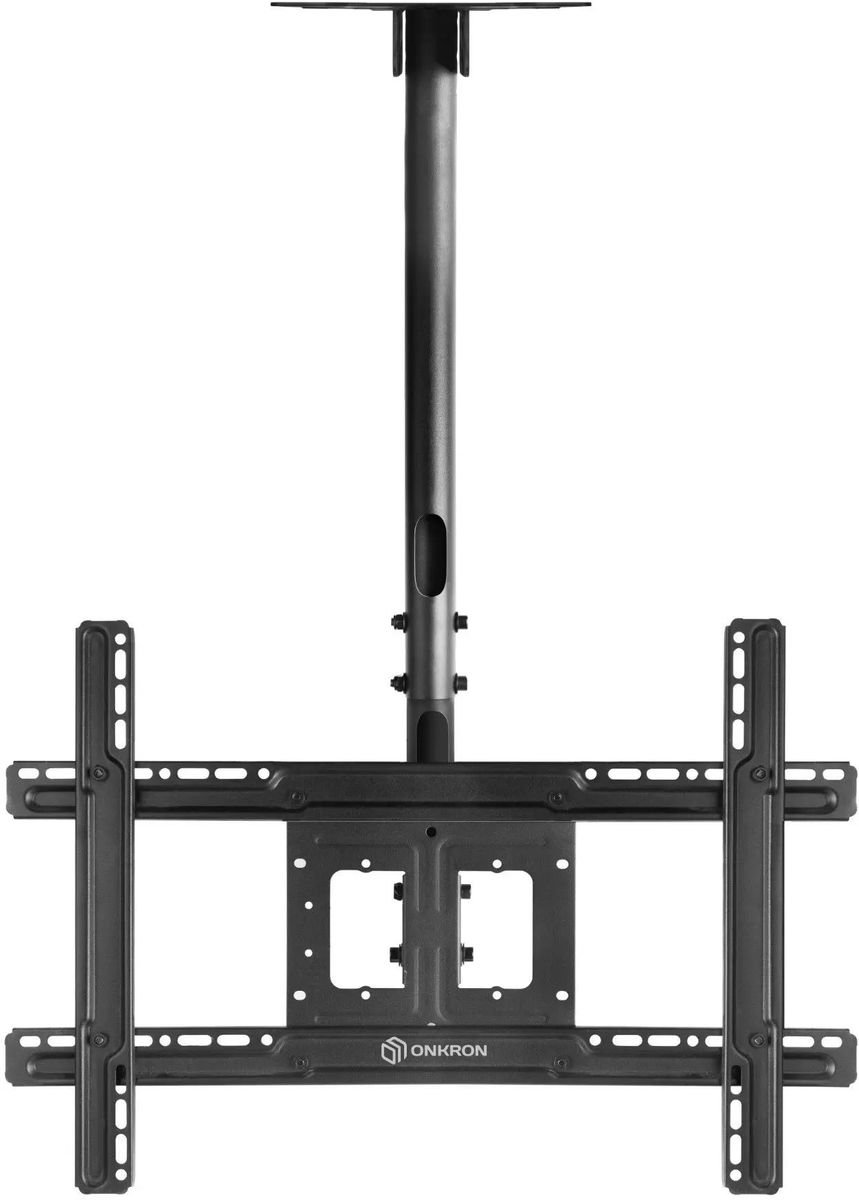 Кронштейн для телевизора ONKRON N1L, 32-80", потолочный, поворот и наклон,  черный