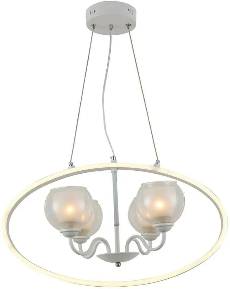 Люстра HIPER Marchena H806-4, 4 х 60 Вт, белый
