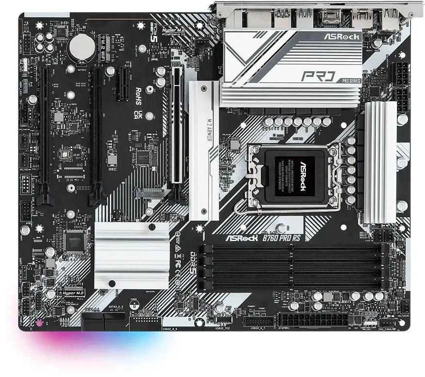 Материнская плата ASROCK B760 PRO RS, LGA 1700, Intel B760, ATX, Ret