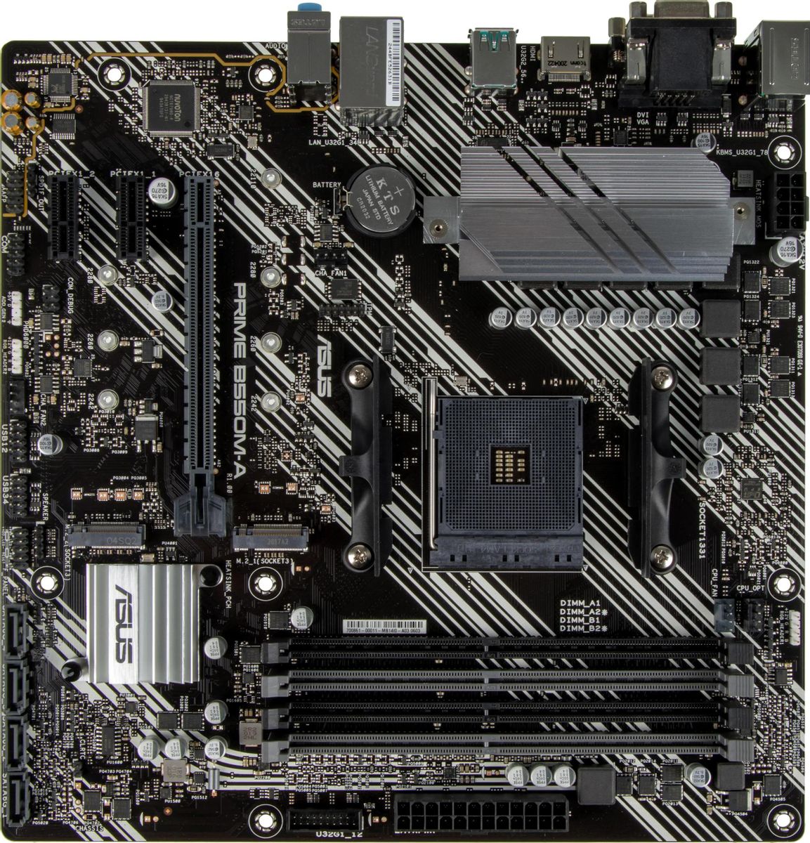 Материнская плата ASUS PRIME B550M-A, SocketAM4, AMD B550, mATX, Ret