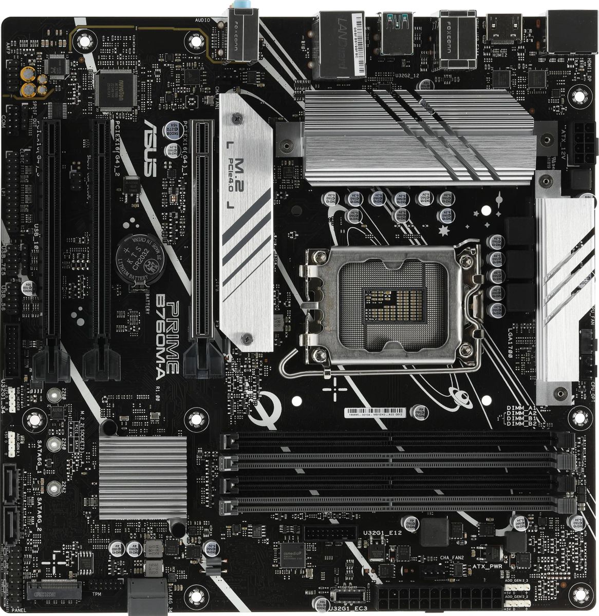 Материнская плата ASUS PRIME B760M-A-CSM, LGA 1700, Intel B760, mATX, Ret