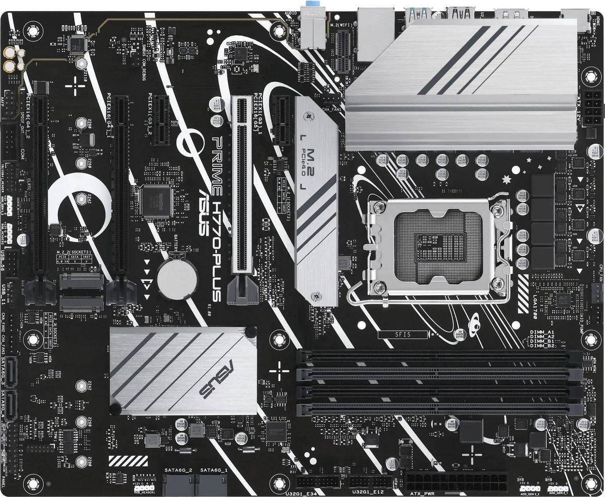 Материнская плата ASUS PRIME H770-PLUS, LGA 1700, Intel H770, ATX, Ret