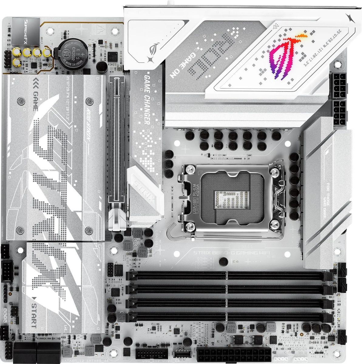 Материнская плата ASUS ROG STRIX B860-G GAMING WIFI, Socket-1851, Intel B860, mATX, Ret