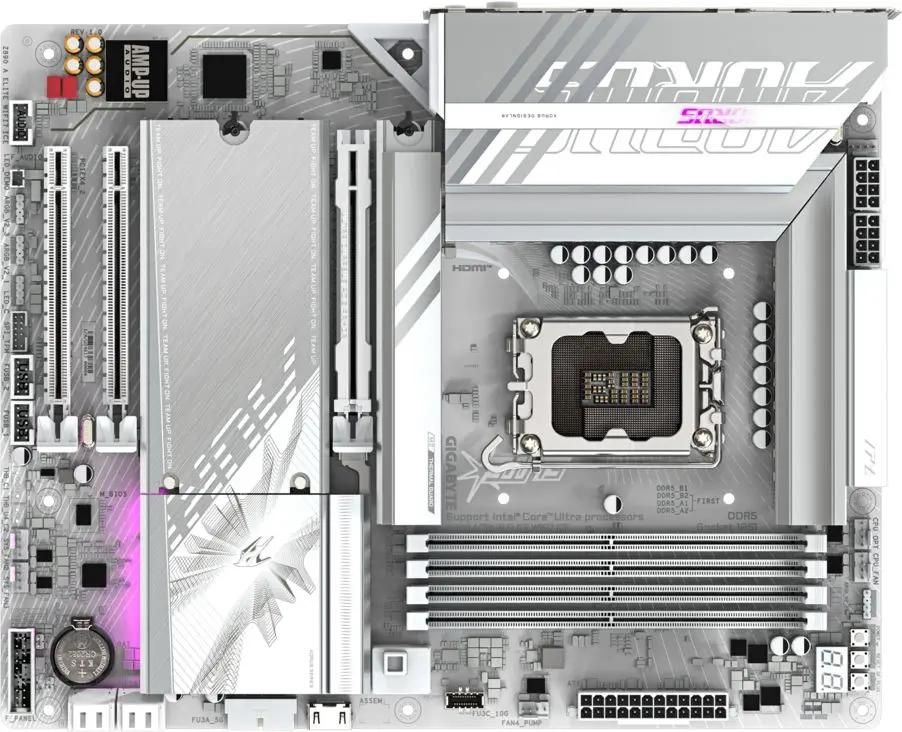 Материнская плата Gigabyte Z890 AORUS ELITE WIFI7 ICE, Socket-1851, Intel Z890, ATX, Ret