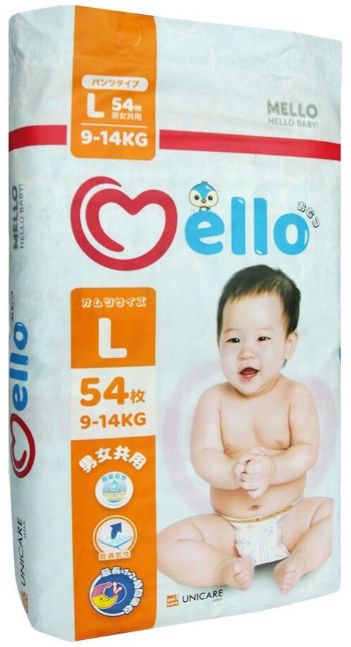 Mello UniCare Diapers L / 54 pcs