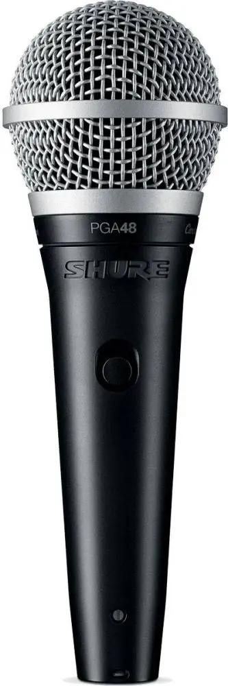 Микрофон SHURE PGA48-QTR-E,  черный