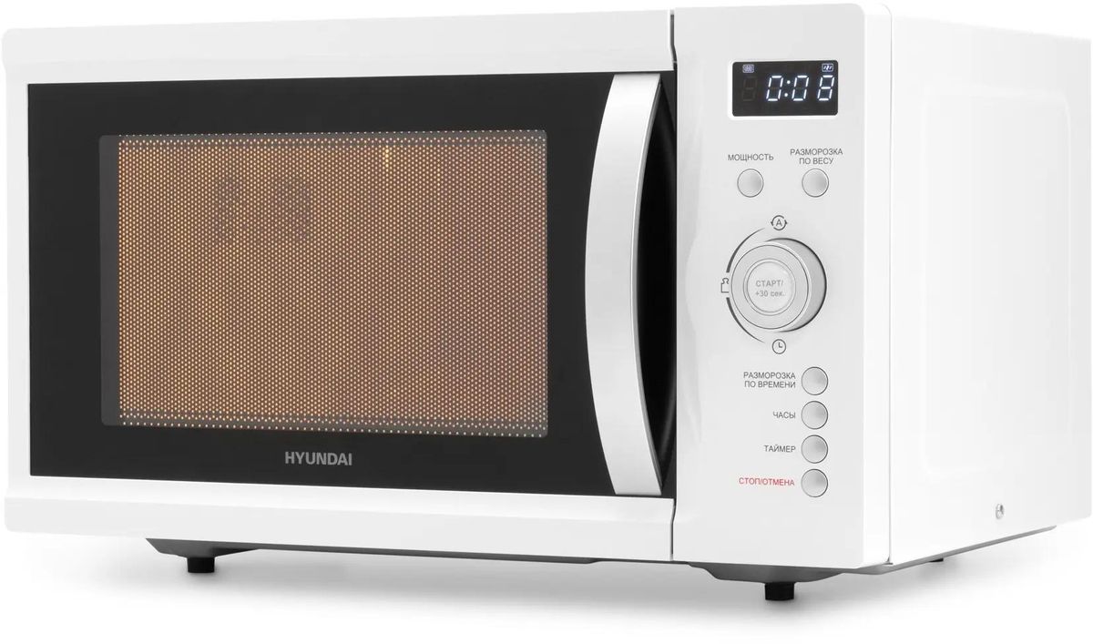 Микроволновая печь Hyundai HYM-D3007, 800Вт, 23л, белый