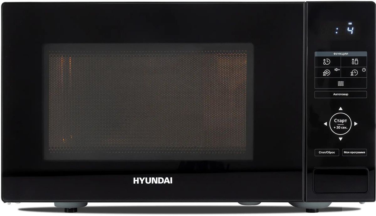 Микроволновая печь Hyundai HYM-D3038, 900Вт, 23л, черный