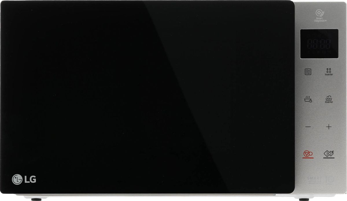 Микроволновая печь LG MW25R35GISL, 1000Вт, 25л, стальной /черный