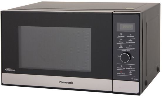 Микроволновая печь PANASONIC NN-GD38HSZPE, 1000Вт, 23л, черный /нержавеющая сталь
