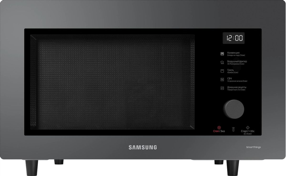 Микроволновая печь Samsung MC32DB7746KCBW, 900Вт, 32л, антрацит